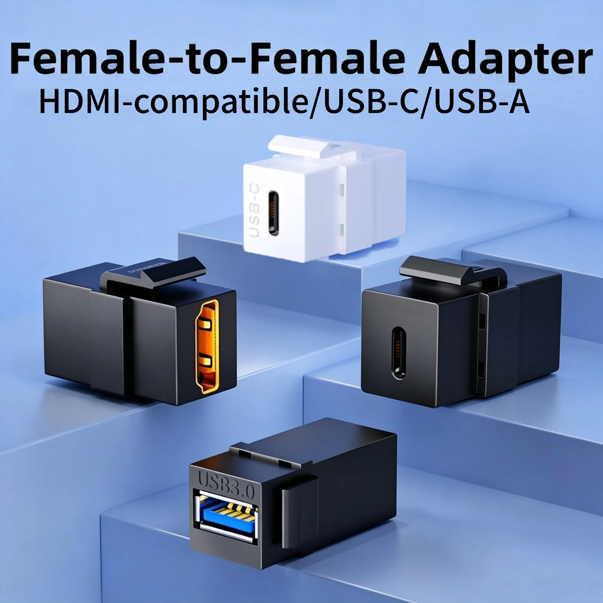 Home Cinema Usb - Female to Female Keystone Jack Adapter