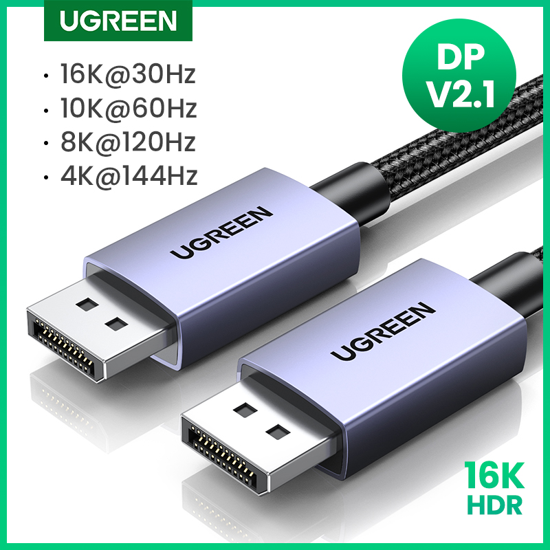 Home Cinema Projector Xiaomi - UGREEN 16K Displayport Cable DP2.1 8K
