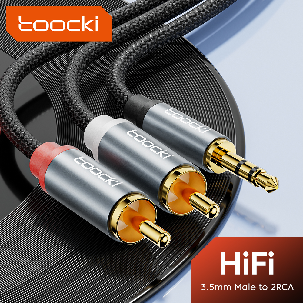 Home Cinema Hall - Toocki Cáp RCA HiFi Stereo Jack