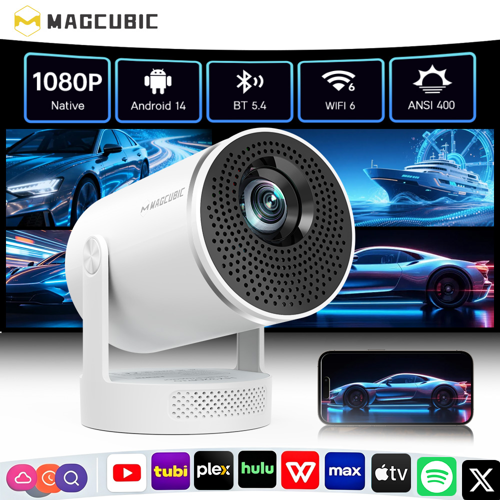 Home Cinema Night - Magcubic Android 14 Native 1080P 8K