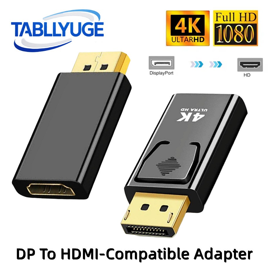 Home Cinema Projector - 4K/1080P DP DisplayPort to HDMI-compatible Adapter