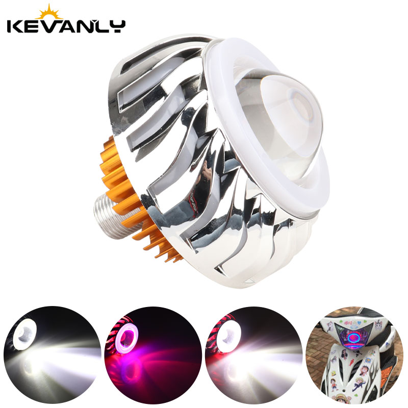 Projector Lamp Replacement - 1pcs Car Motorcycle Headlight Dual LED