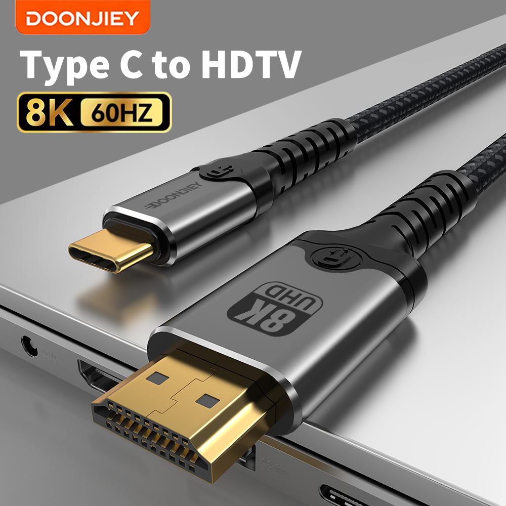 Home Cinema Usb - DOONJIEY USB C to HDMI-Compatible Cable