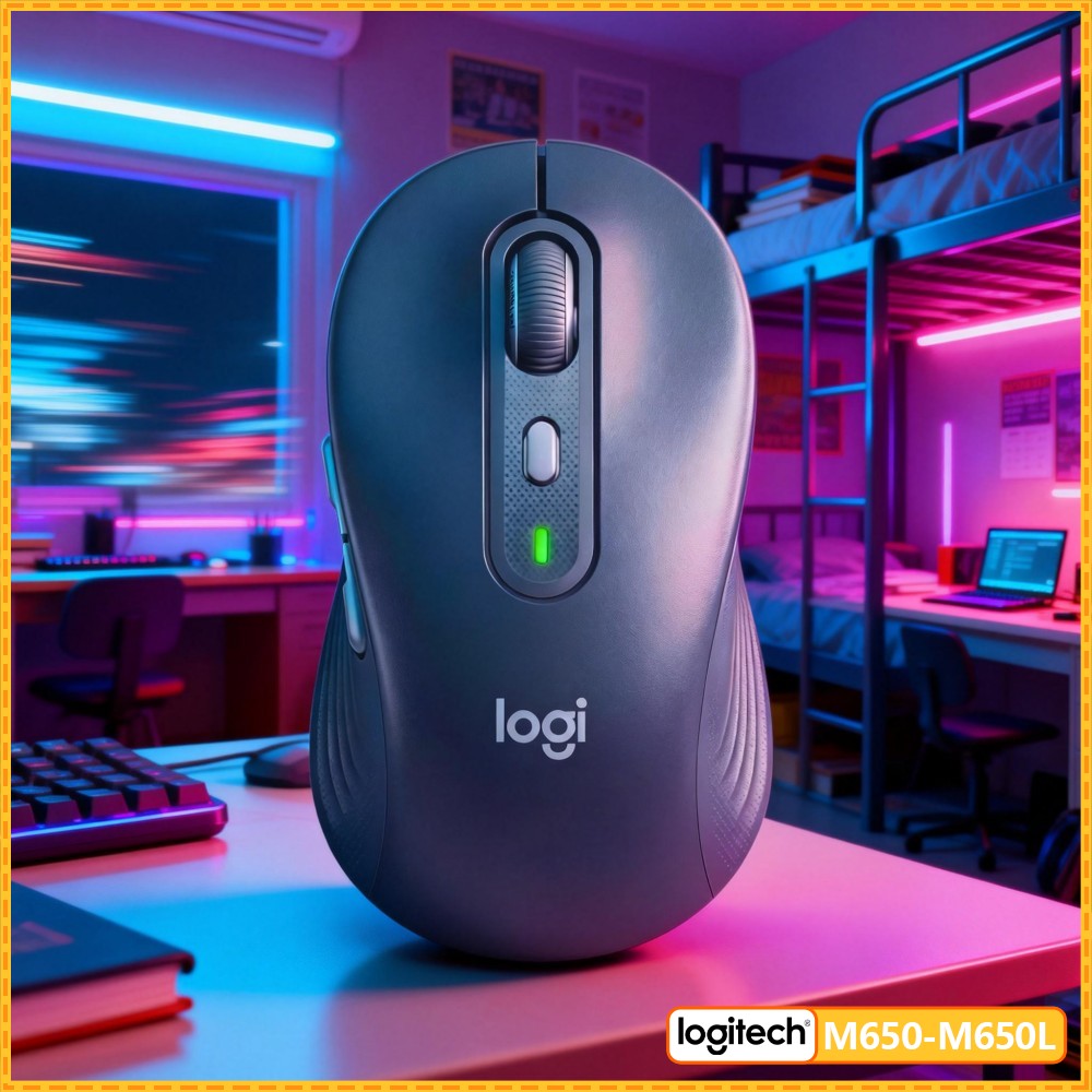 Logitech Home Cinema - Logitech M650/M650L Signature Mouse - Wireless,
