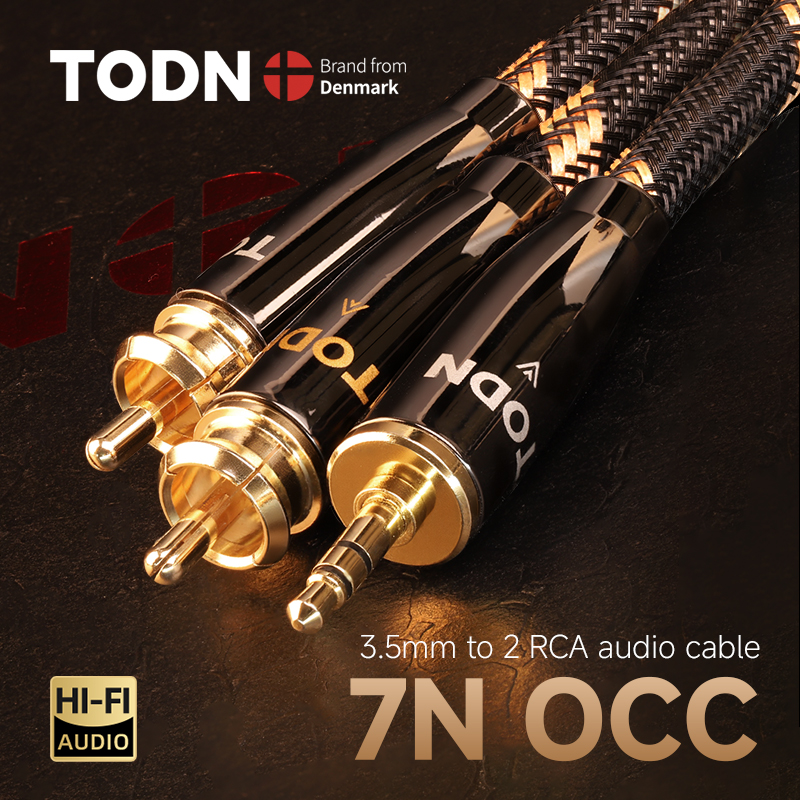 Home Cinema Hall - TODN Cáp RCA HiFi Stereo 3.5Mm