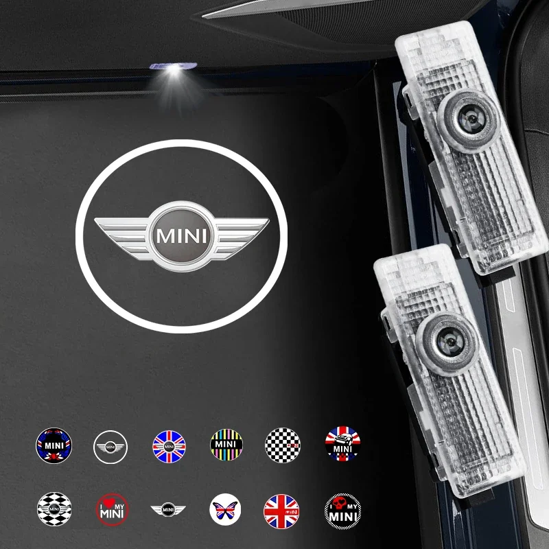 Home Cinema Projector - 2pcs LED Car Door Welcome Light
