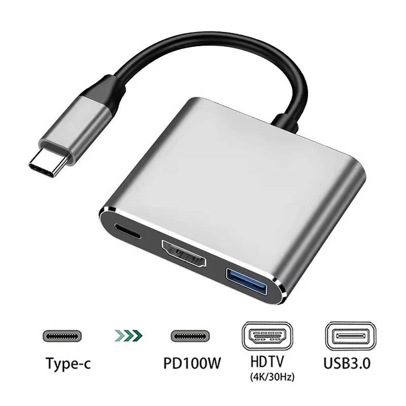 Home Cinema Usb - 3 In 1 USB C to