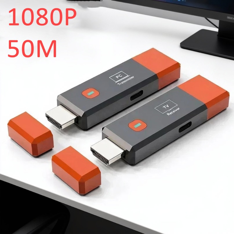 Home Cinema Projector - Mini Wireless HDMI Extender Transmitter Receiver