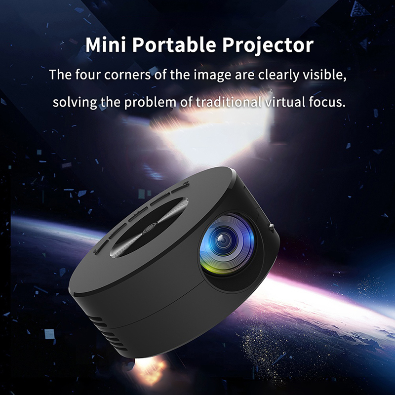 Home Cinema Projector Xiaomi - Portable Mini Projector 1920*1080P HD Projector