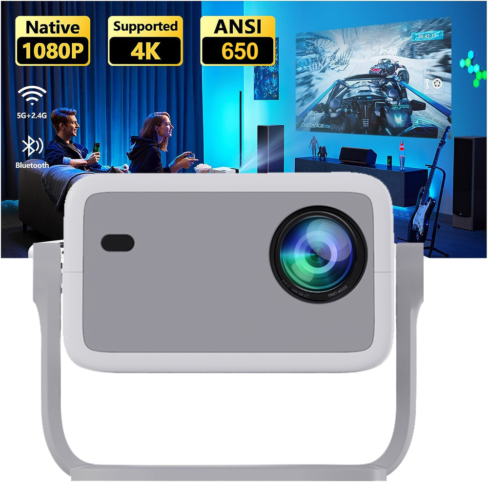 Home Cinema Focal - WZATCO WL018 Full HD 1080P Projector