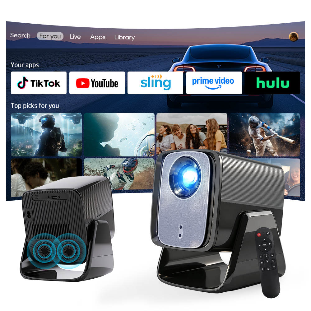 Home Cinema The Drama - LYNCast Smart Projector with WIFI6 and