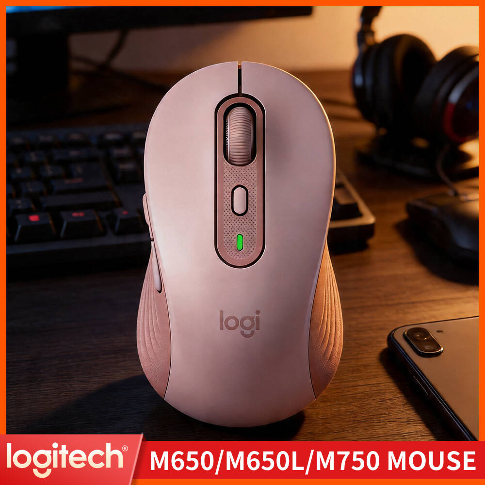 Logitech Home Cinema - Logitech M650 Wireless Ergonomic Mouse -
