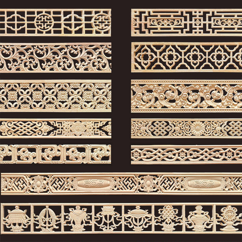 Home Cinema Wall - Decorative Wood Molding Wood Carved Corner