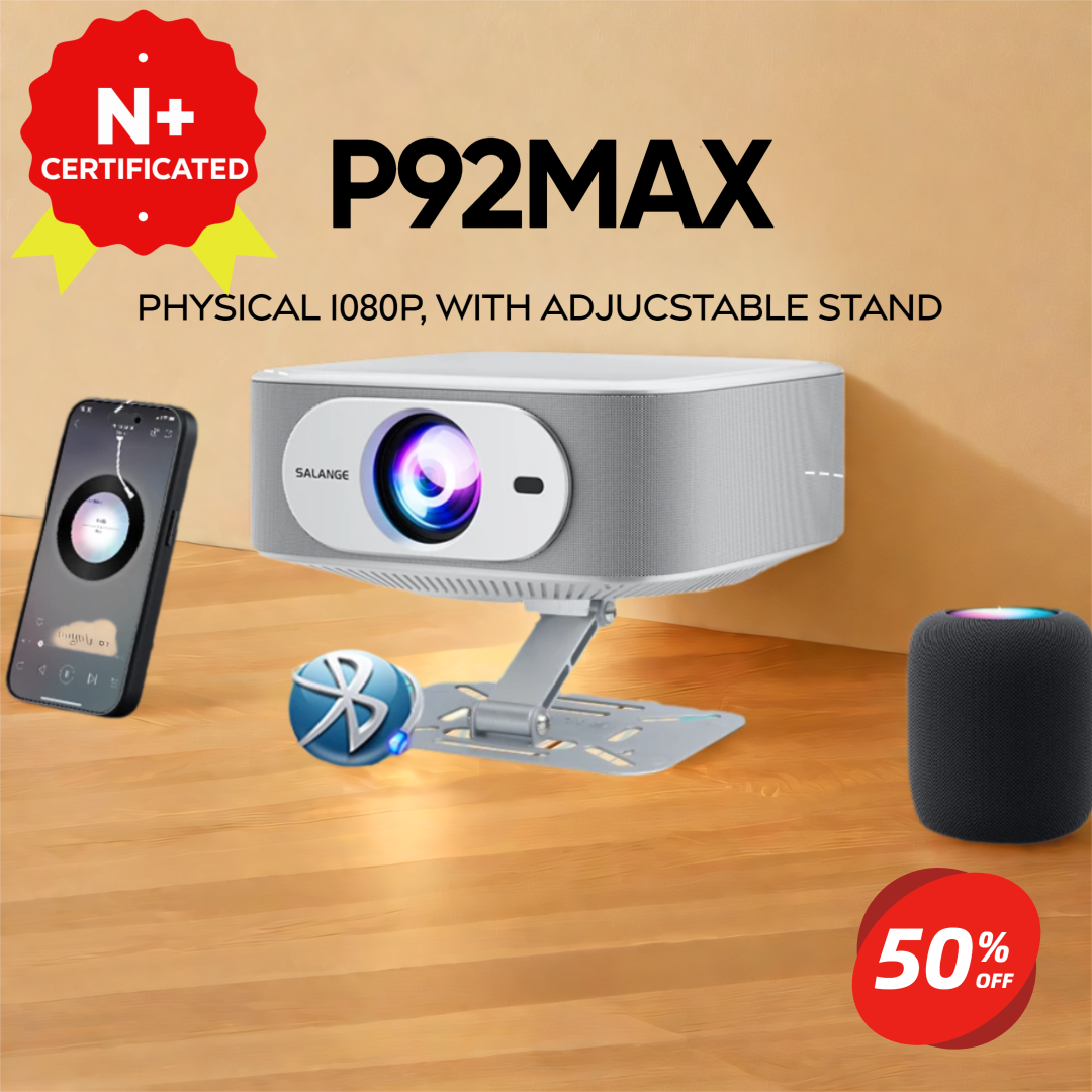 Home Cinema Projector Xiaomi - Salange P92Max 1080P Projector with Adjustable