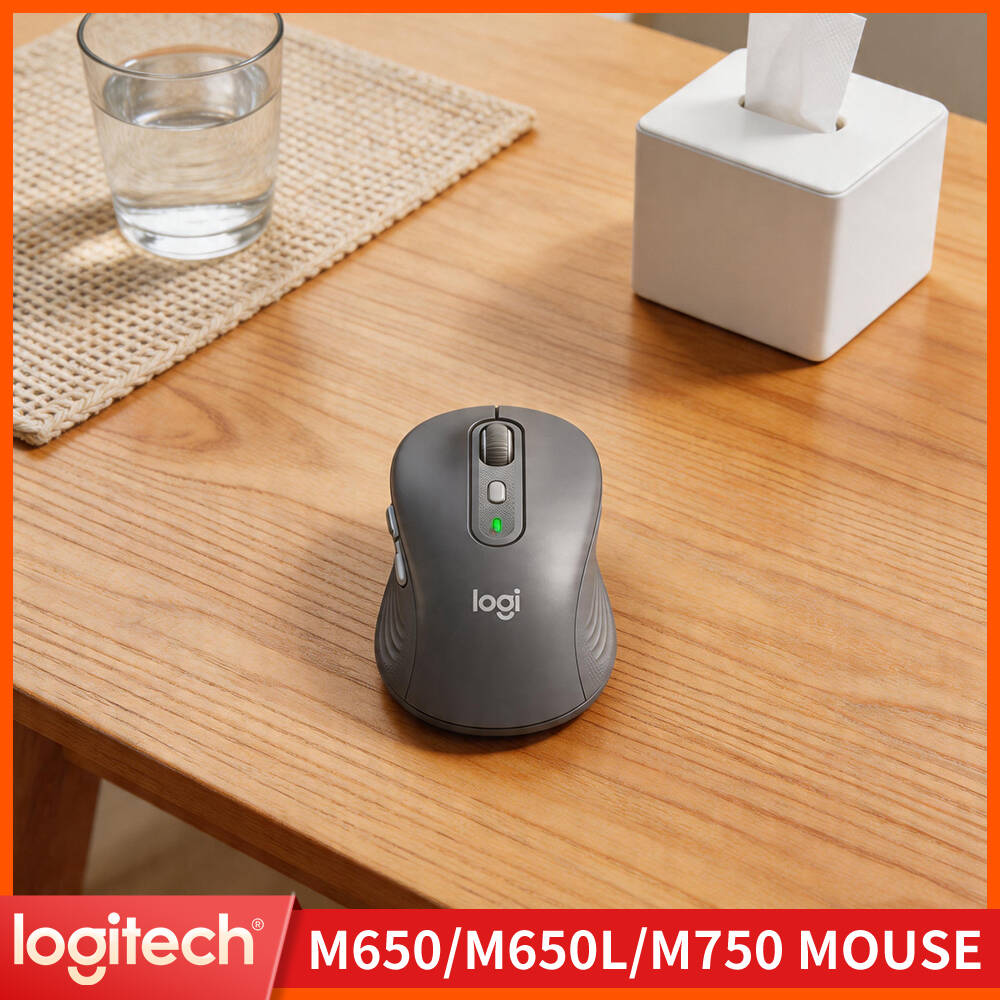 Logitech Home Cinema - Logitech M650/M650L Signature Wireless Mouse -