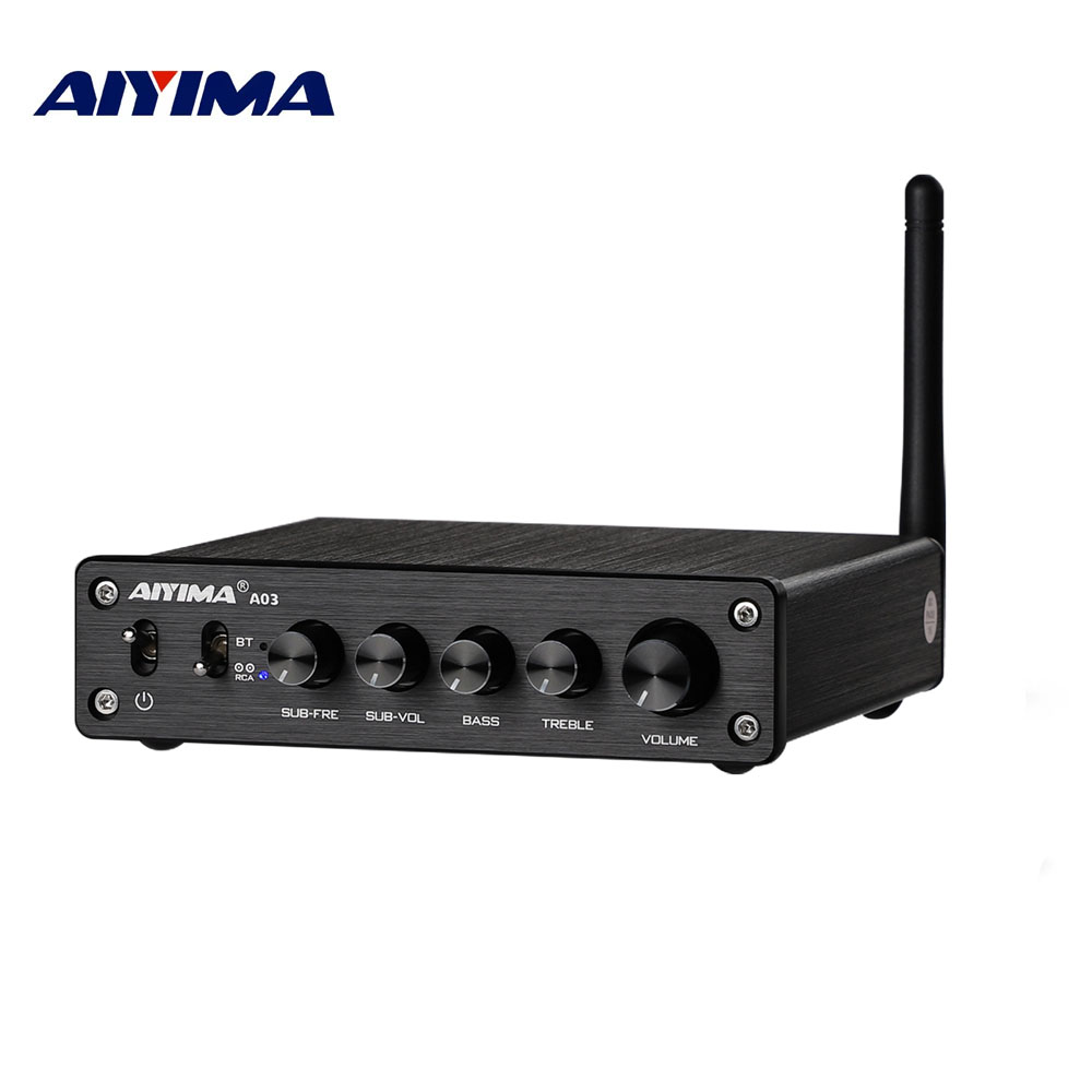 Home Cinema Receiver - AIYIMA TPA3116 Amplificador Loa Siêu Trầm