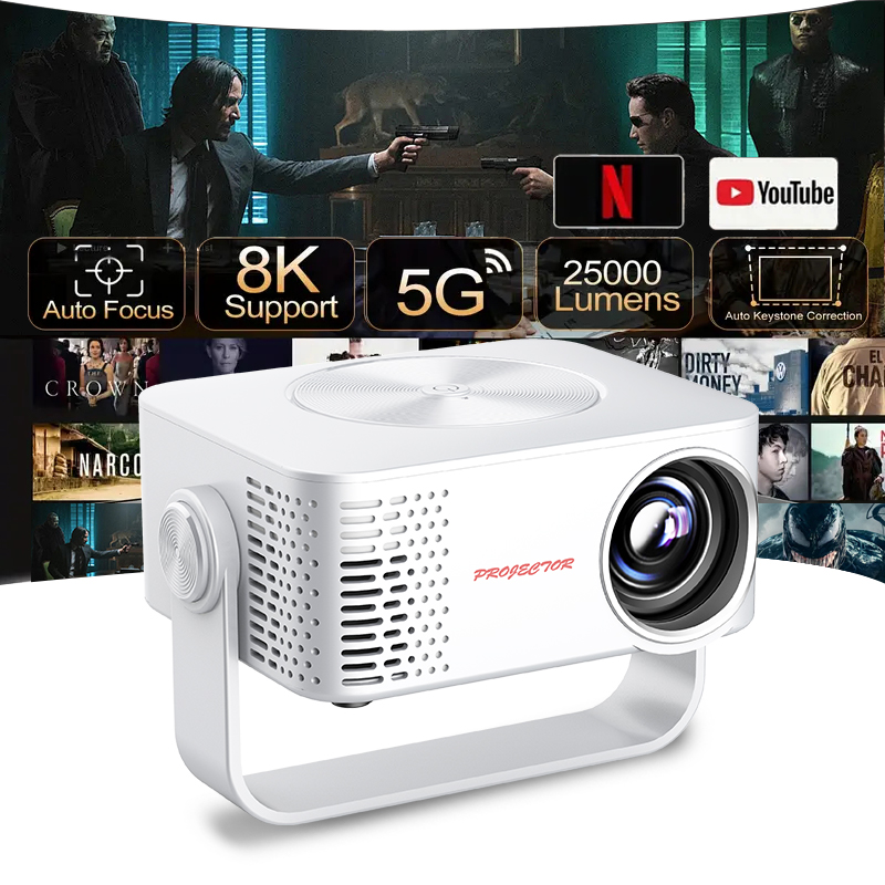Home Cinema Focal - ZNLYRION Mini LCD Projector M60 Native