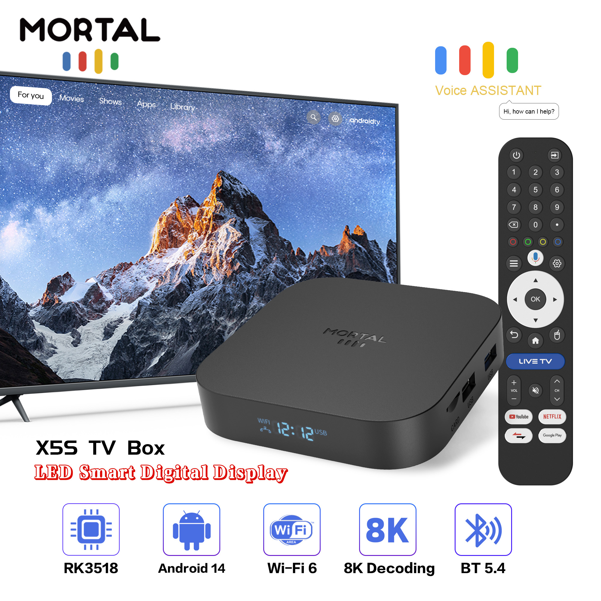 Home Cinema Quad - Latest X5S Android 14 TV Box