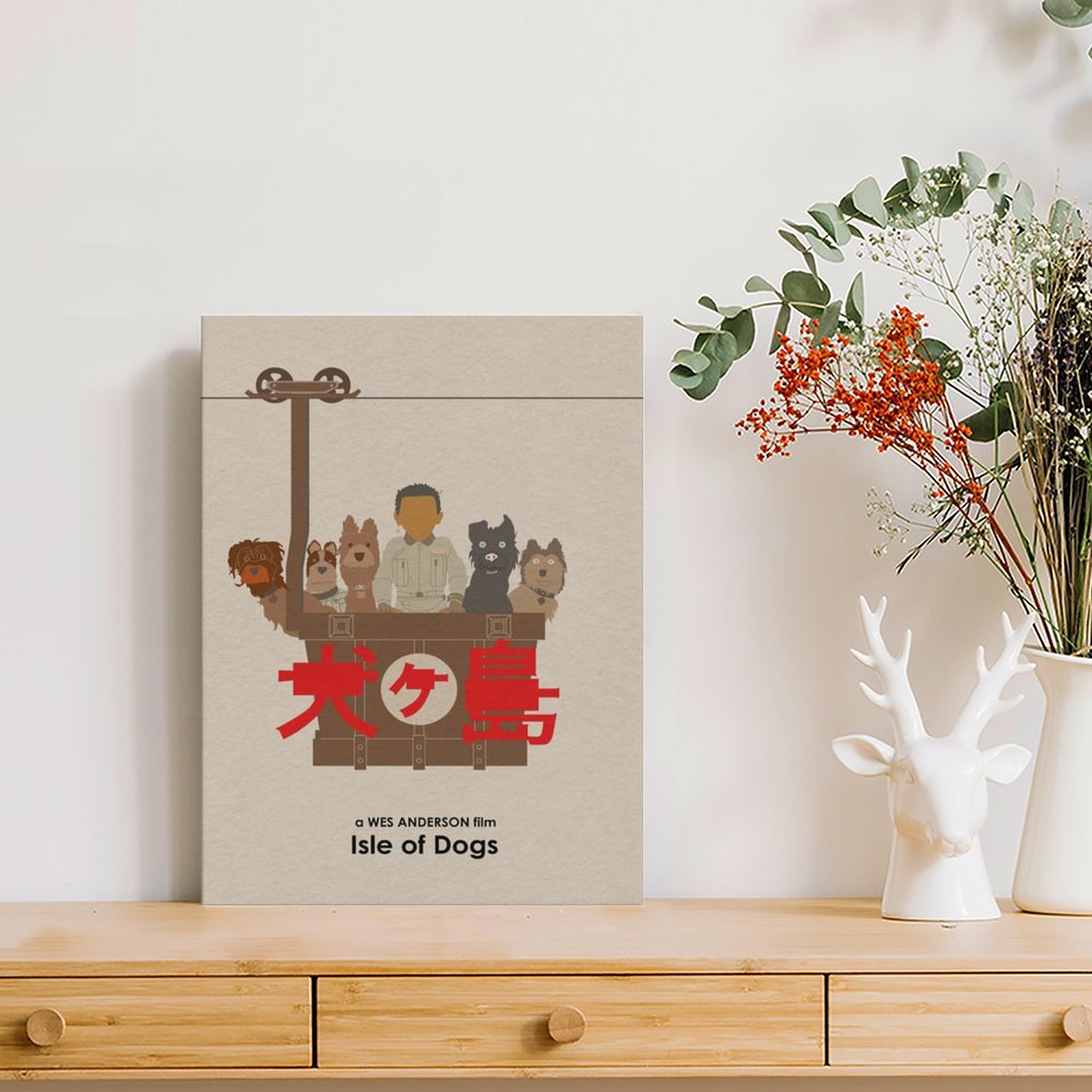 Wes Anderson Isle Of Dogs Movi - đánh giá và giá Home Cinema Wall