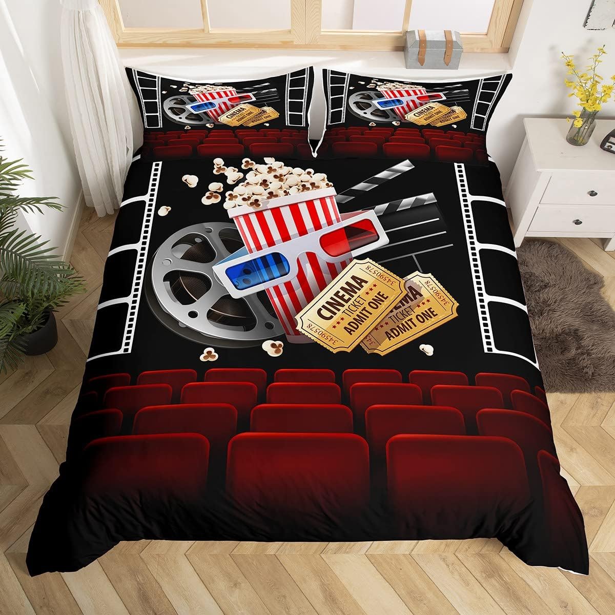 Vintage Cinema Duvet Cover Ful - đánh giá và giá Home Cinema Tickets
