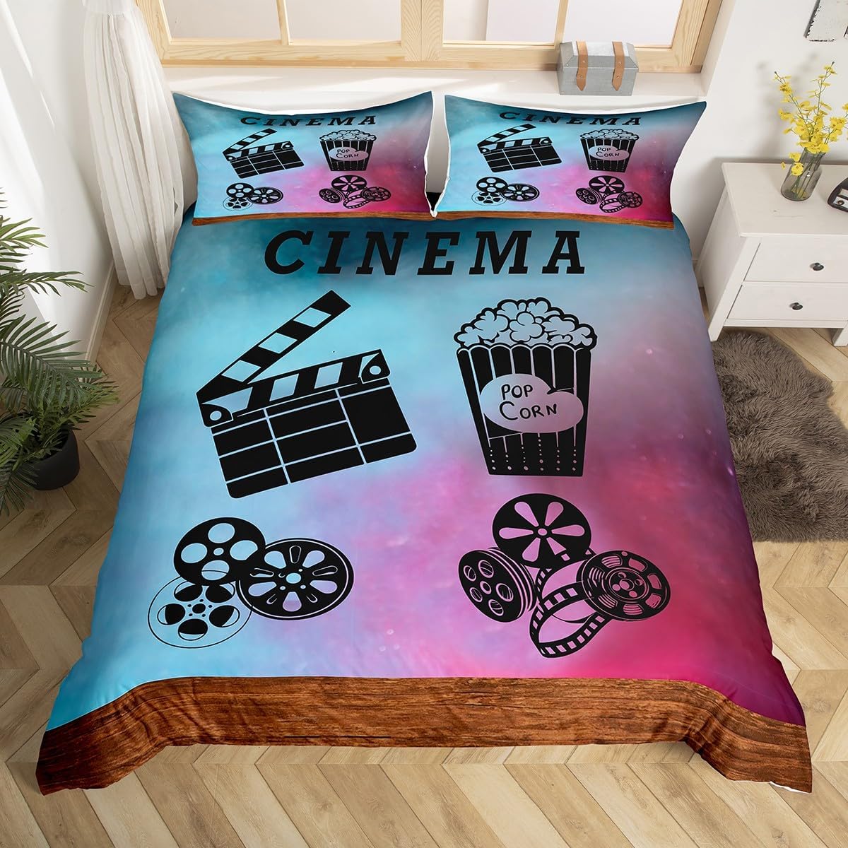 Vintage Cinema Duvet Cover Ful - đánh giá và giá Home Cinema Tickets