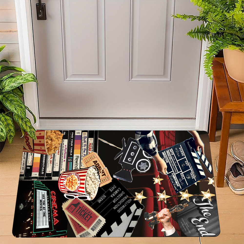Cinema Theme Door Mat Various  - đánh giá và giá Home Cinema Tickets