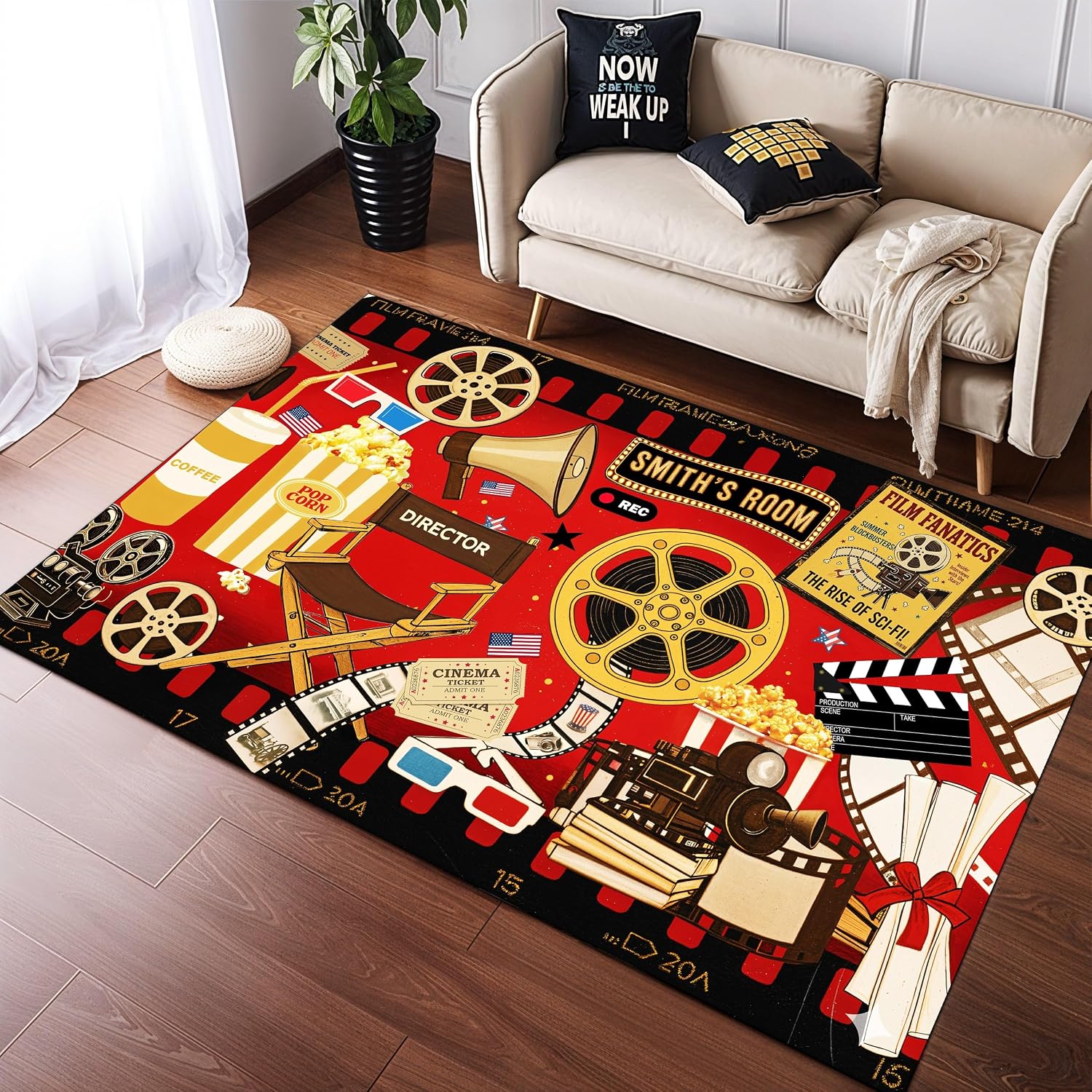 Custom Name Cinema Theme Carpe - đánh giá và giá Home Cinema Night