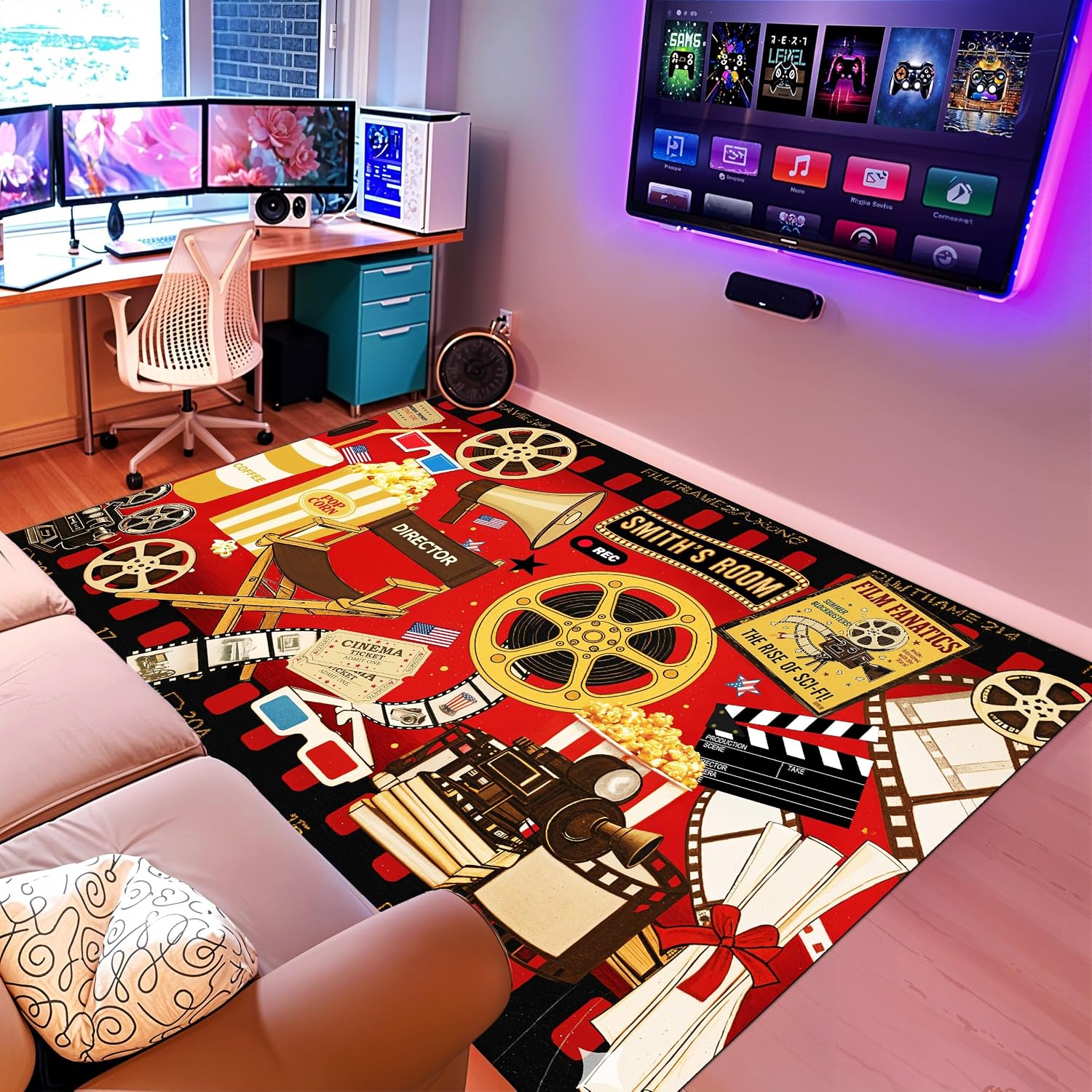 Custom Name Cinema Theme Carpe - đánh giá và giá Home Cinema Night