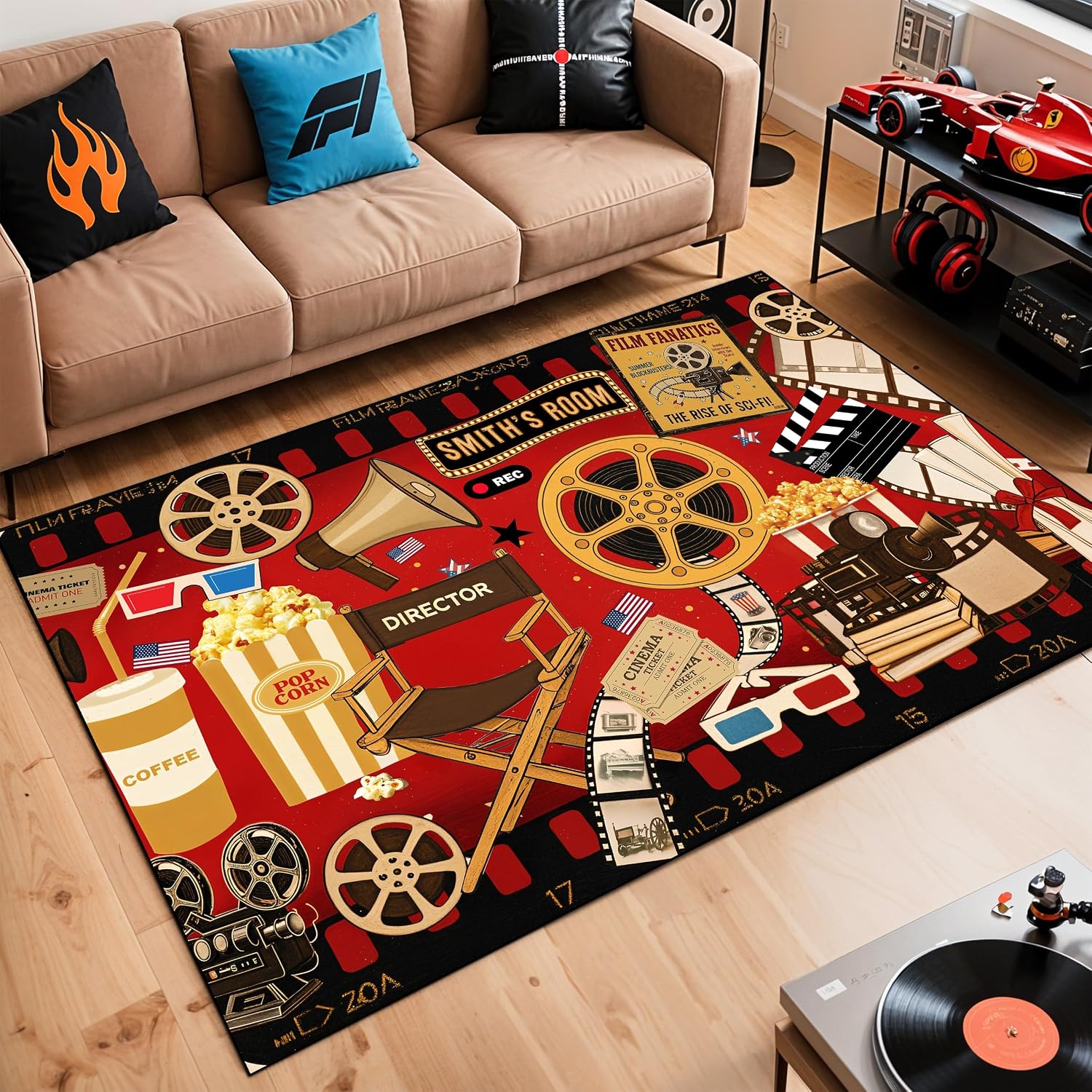 Custom Name Cinema Theme Carpe - đánh giá và giá Home Cinema Night