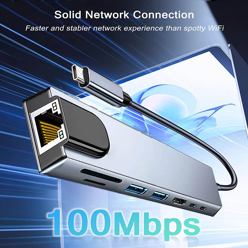 8 In 1 USB Type C Hub for MacB - đánh giá và giá Home Cinema Usb