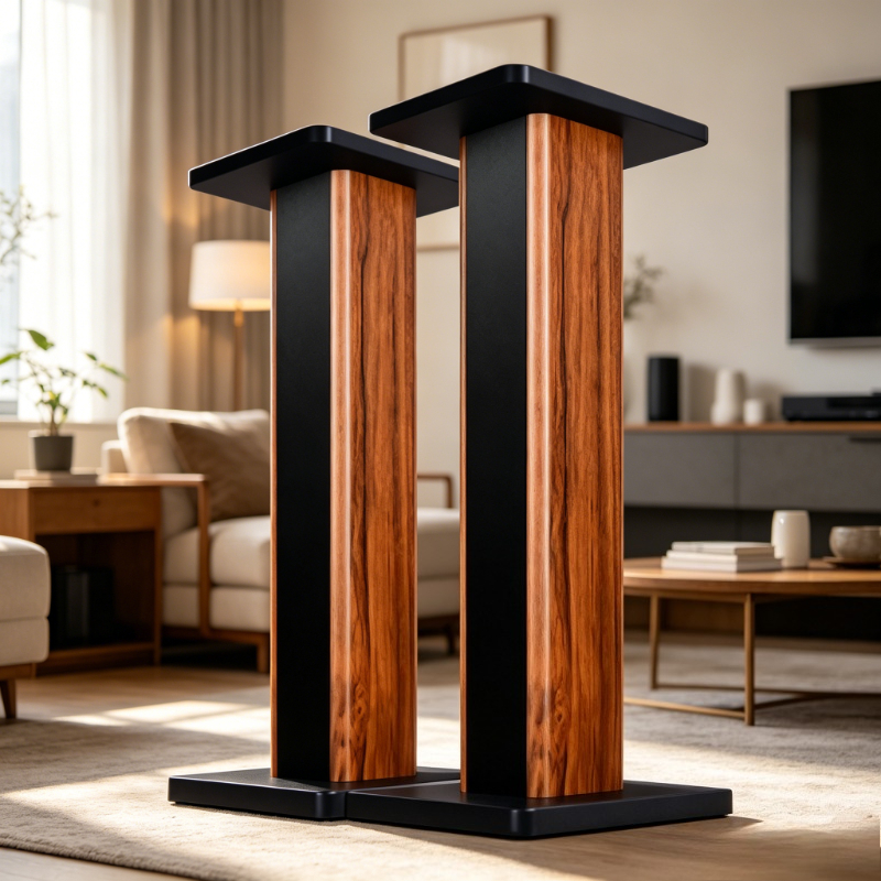 Solid Wood Speaker Stand Floor - đánh giá và giá Home Cinema Hall