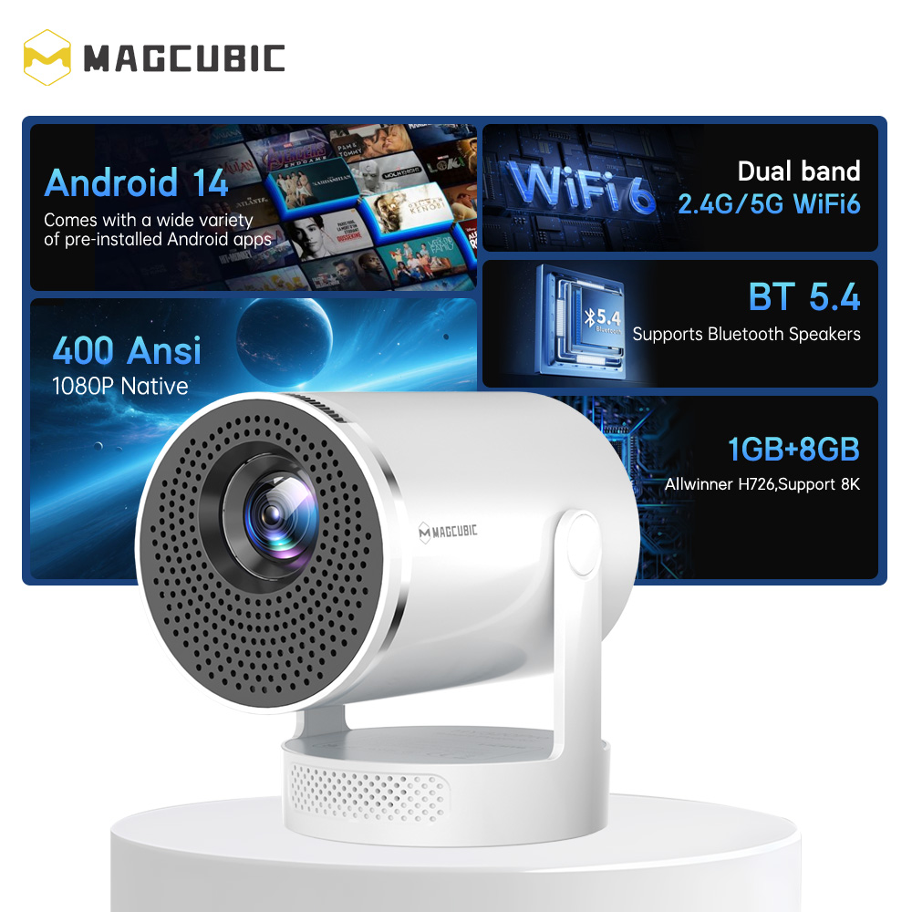 Magcubic 8K Projector HY320Pro - đánh giá và giá Home Cinema Focal