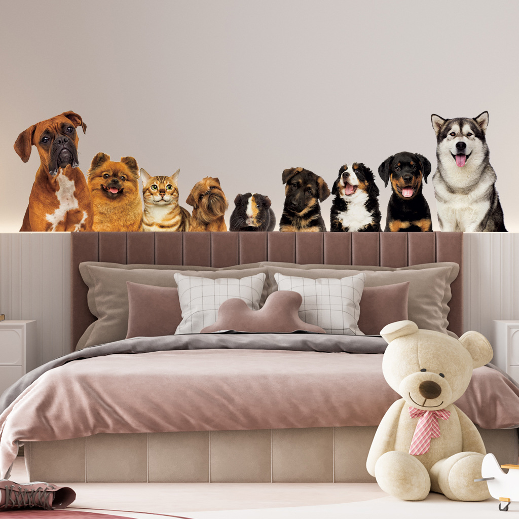 C30# 9 Cute Cats And Dogs Wall - đánh giá và giá Home Cinema Wall