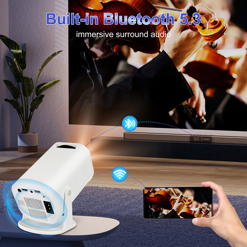 Salange P330 Mini Projector 4K - đánh giá và giá Home Cinema Projector Xiaomi