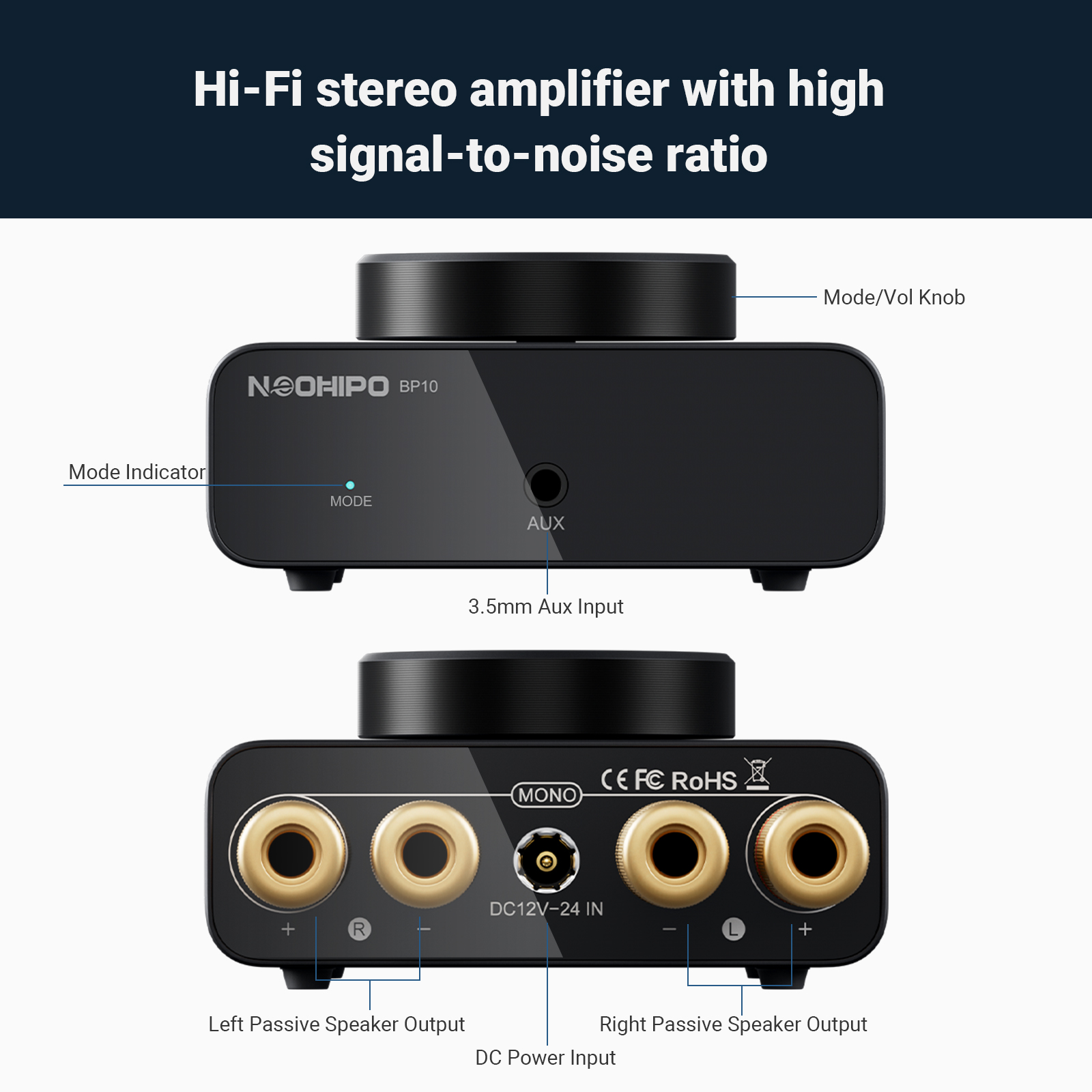 NEOHIPO BP10 Bluetooth Amplifi - đánh giá và giá Home Cinema Receiver