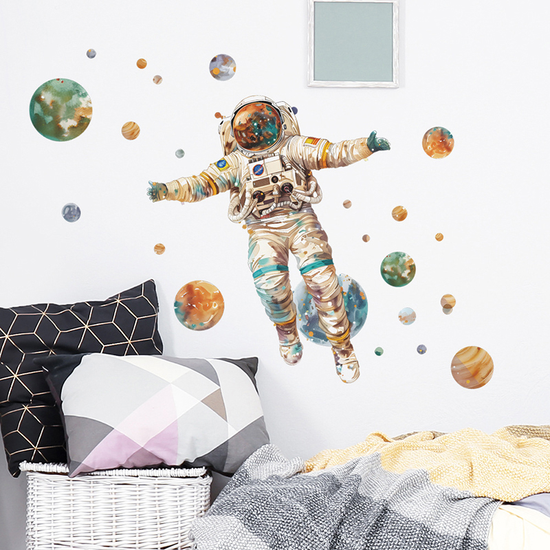 Cartoon Dream Astronaut Planet - đánh giá và giá Home Cinema Wall