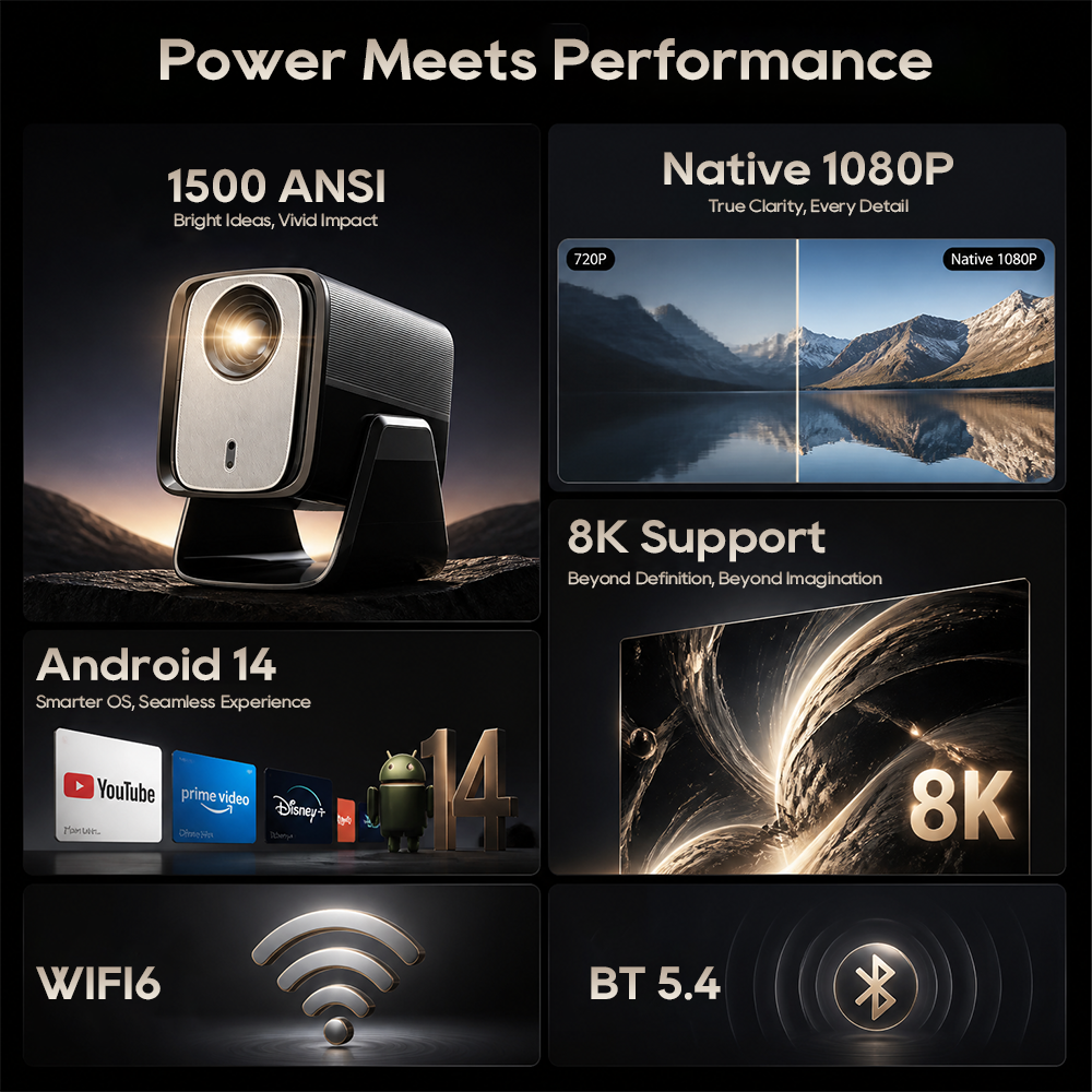 LYNCast Smart Projector, X5, , - đánh giá và giá Home Cinema The Drama