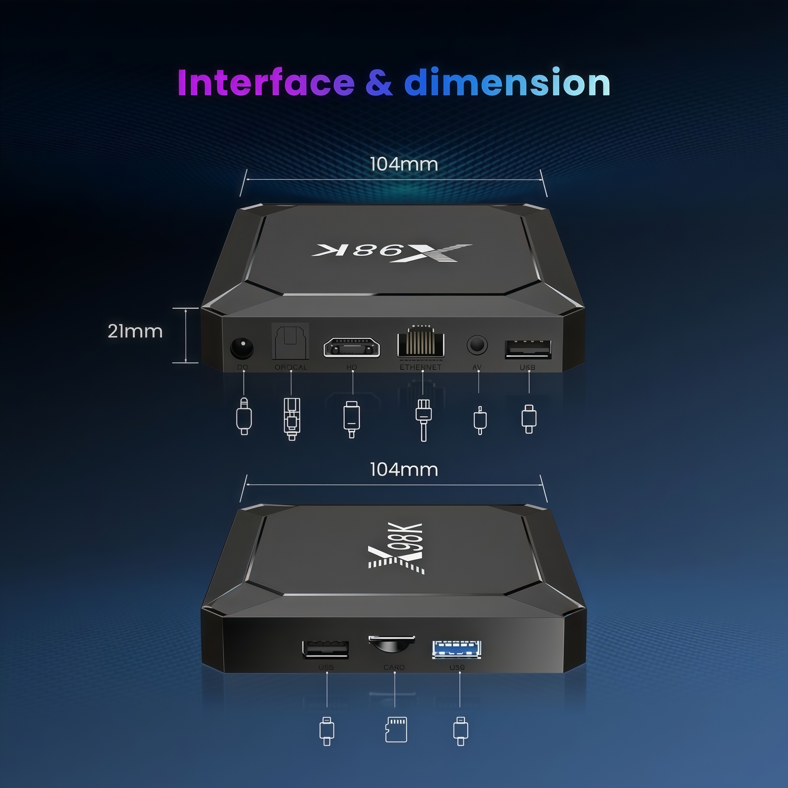 X98K Android 13 TV Box RK3528  - đánh giá và giá Home Cinema Quad