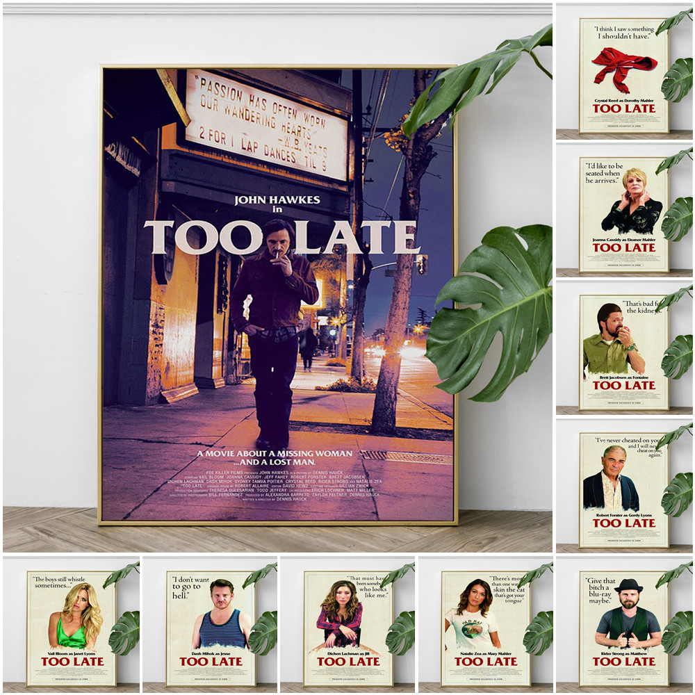 Too Late Drama Film Art Print  - đánh giá và giá Home Cinema The Drama