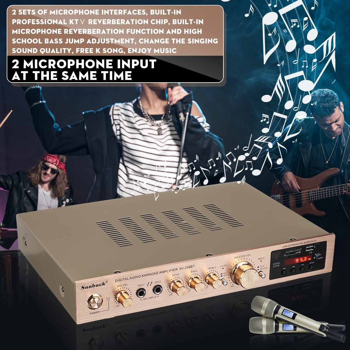 110/220V 2000W Bluetooth Power - đánh giá và giá Home Cinema Receiver