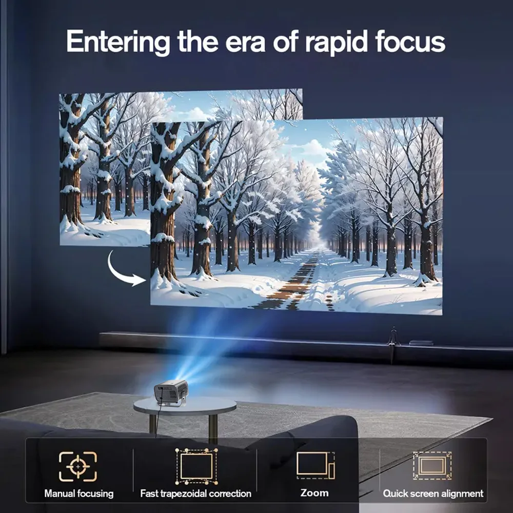 New A10 4K Android13 Projector - đánh giá và giá Home Cinema Focal