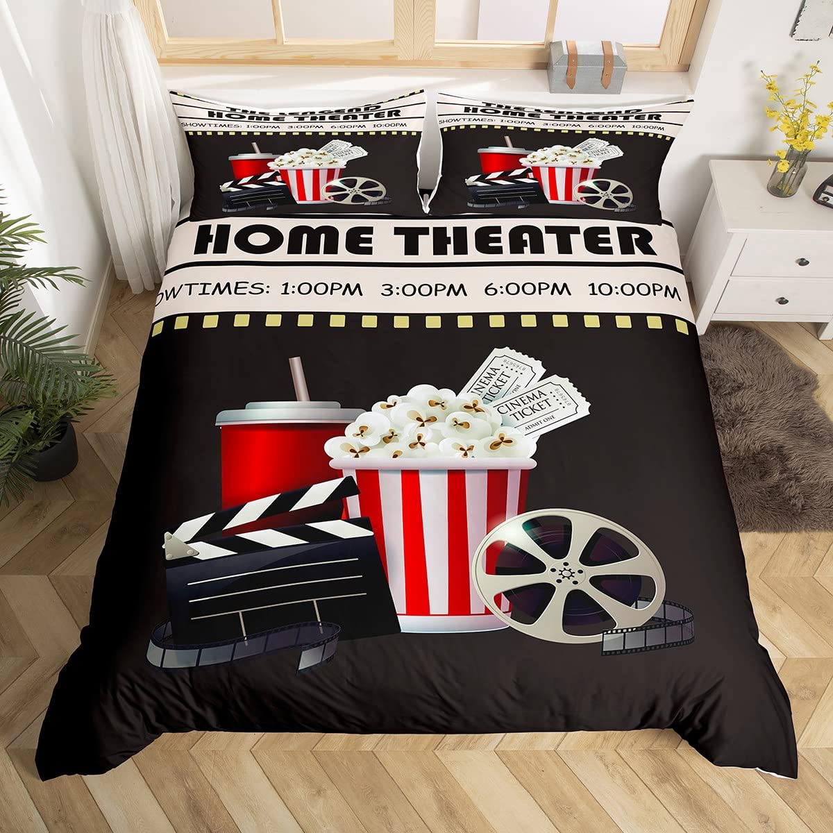 Vintage Cinema Ticket Duvet Co - đánh giá và giá Home Cinema Tickets