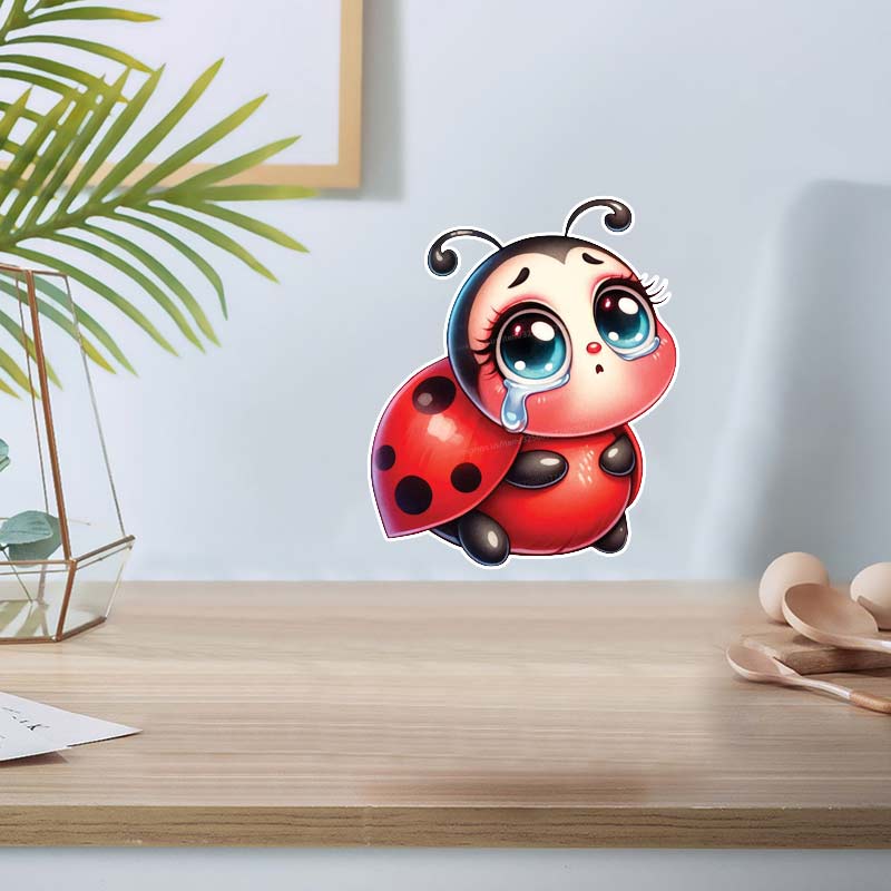 Cute Cartoon Ladybug Wall Stic - đánh giá và giá Home Cinema Wall