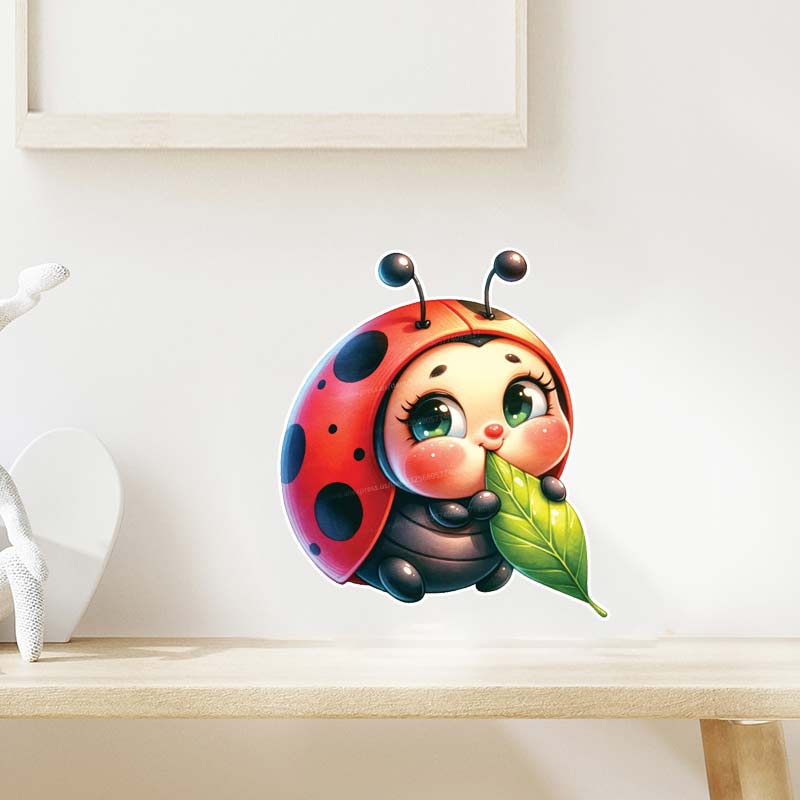Cute Cartoon Ladybug Wall Stic - đánh giá và giá Home Cinema Wall