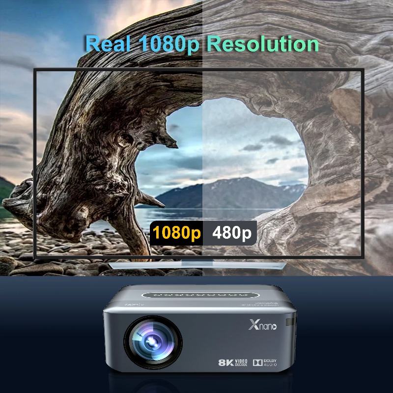 Full HD 1080P 4K LED Projector - đánh giá và giá Home Cinema Quad