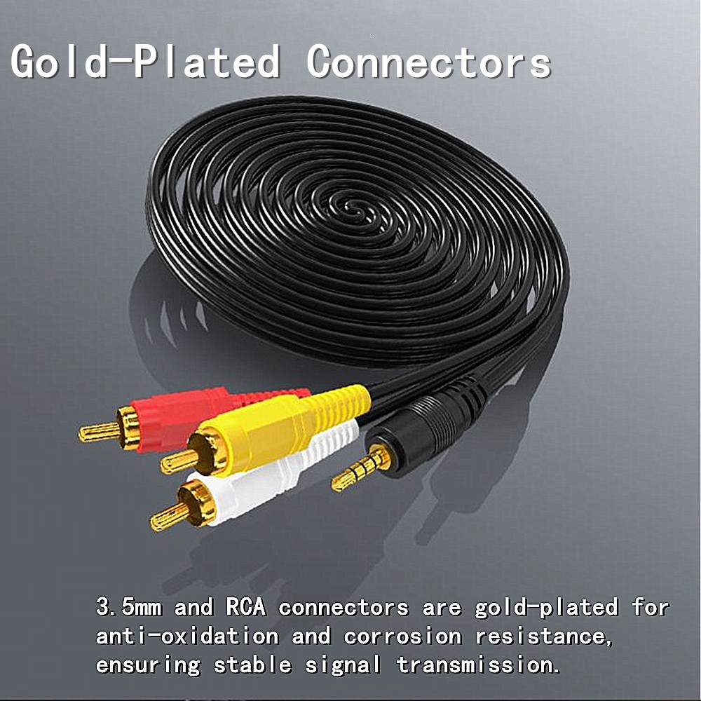 3.5mm to 3 RCA Audio Video Cab - đánh giá và giá Home Cinema Hall