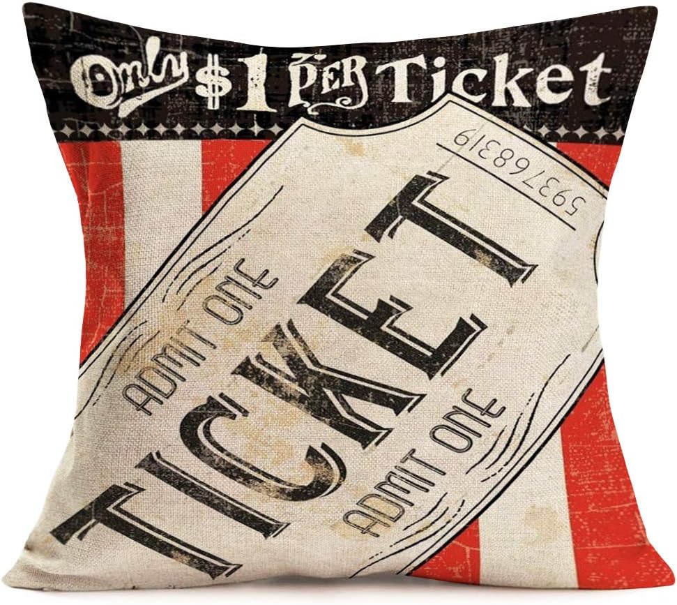 Vintage Cinema Decorative Pill - đánh giá và giá Home Cinema Tickets