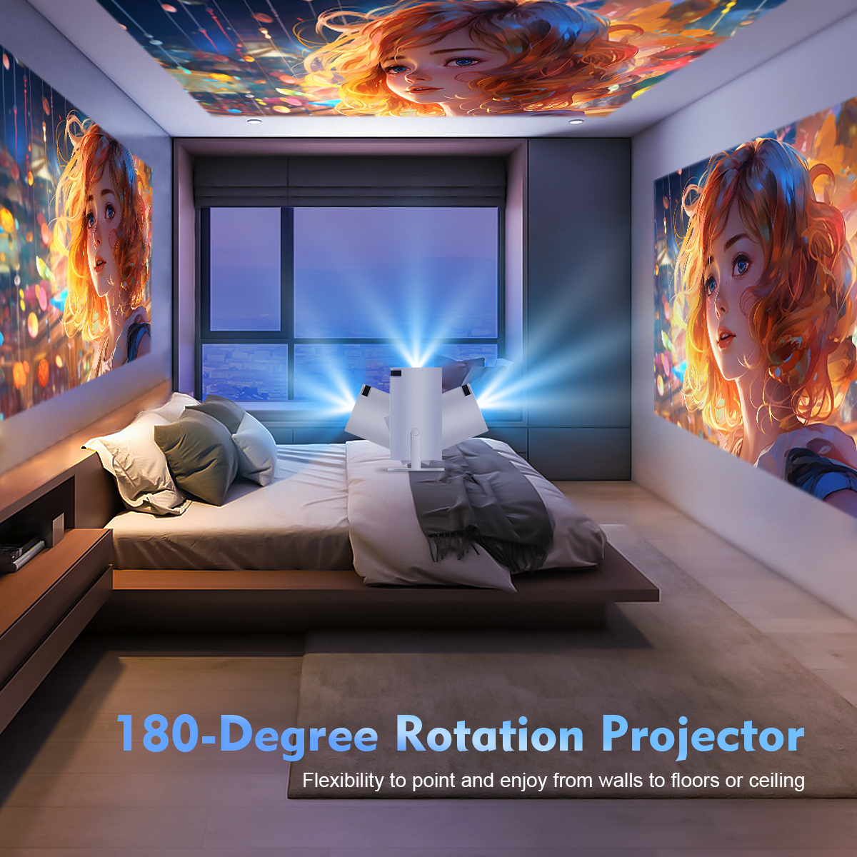 Magcubic Projector HY300 Pro 8 - đánh giá và giá Home Cinema Projector Xiaomi