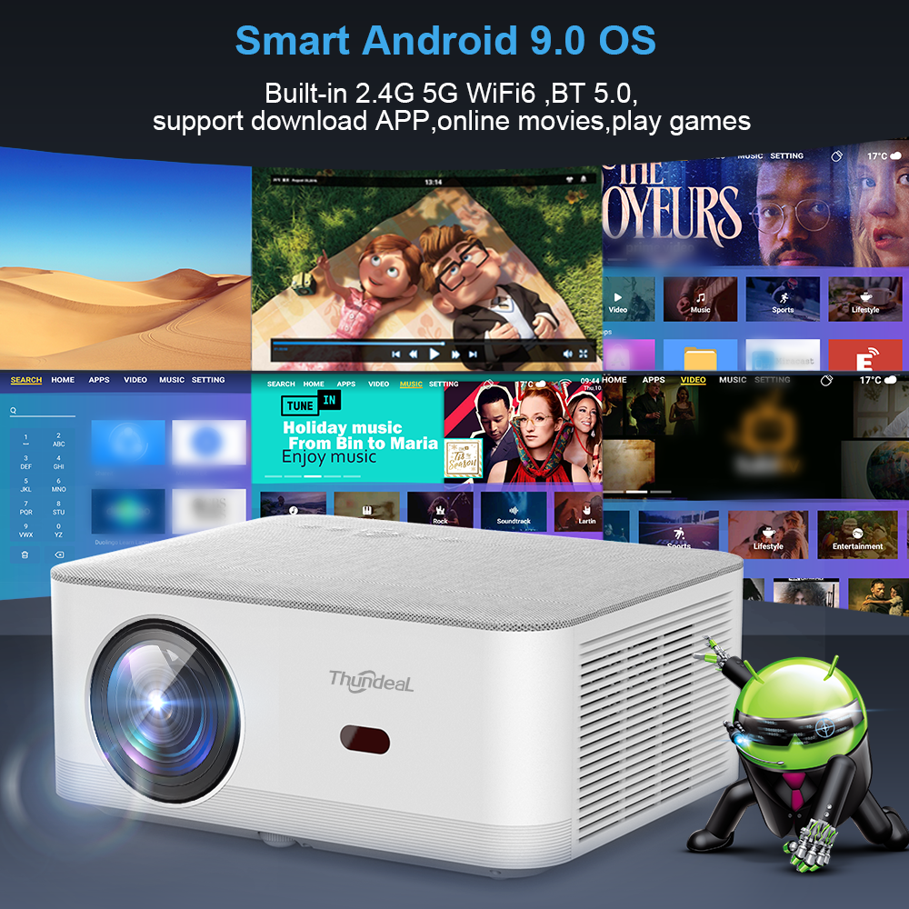 ThundeaL TD92 Pro Full HD Proj - đánh giá và giá Home Cinema Night