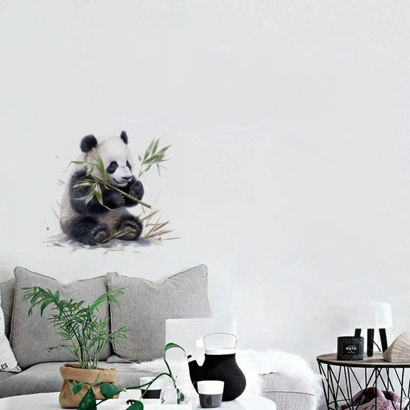 C76# Watercolor Panda Wall Sti - đánh giá và giá Home Cinema Wall